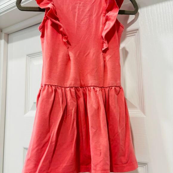 Sweet Bamboo Coral Skirted Romper 3-6 months VGUC - Picture 2 of 5